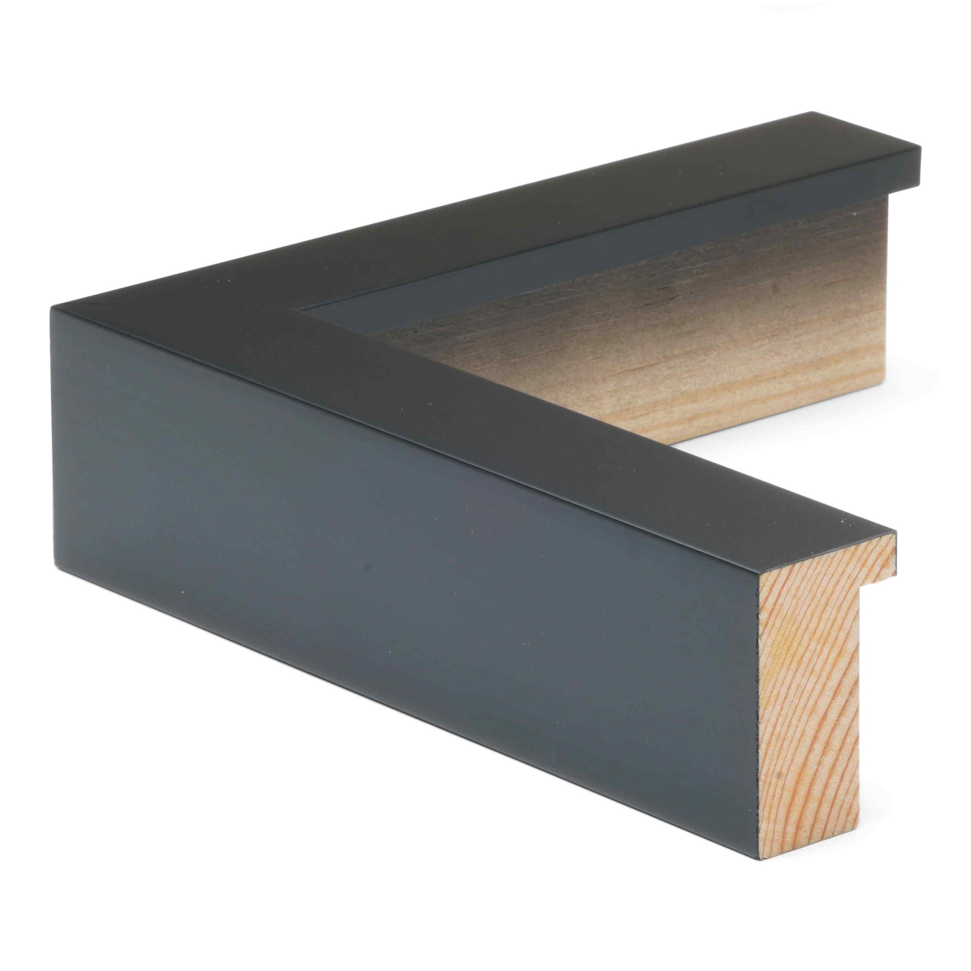 1153 - 1" SATIN BLACK