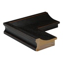 *DISCONTINUED* - 2786 - 2-3/4" WAVY BLACK