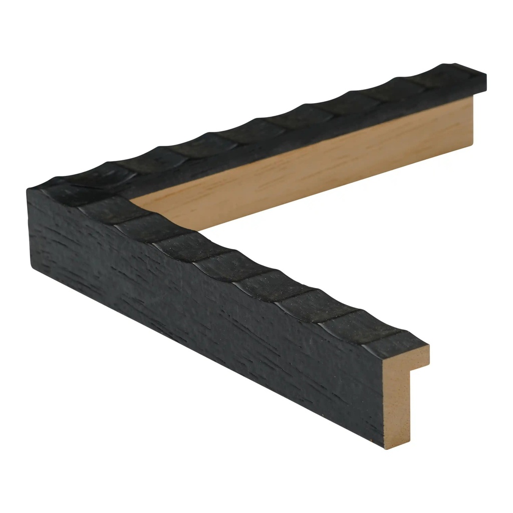 2822 - 5/8"  BLACK SCALLOP