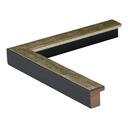 2830 - 3/4"  SILVER  TEXTURED