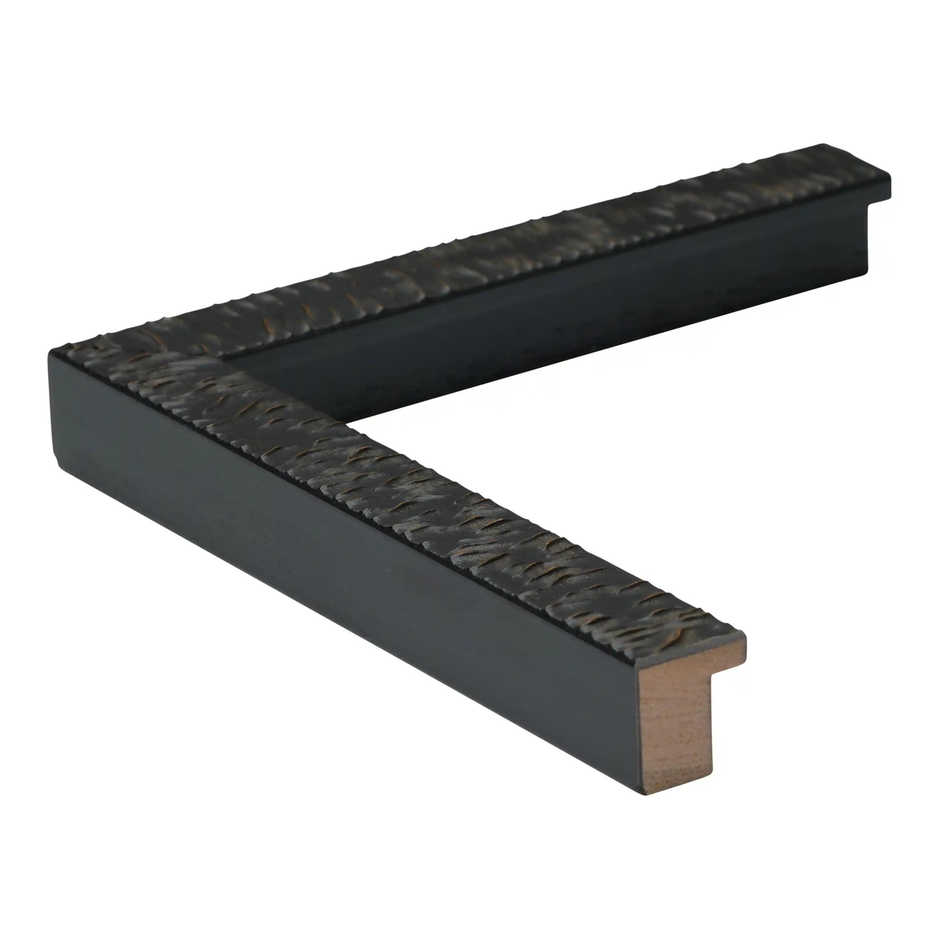 ~CLOSEOUT~ 2832 - 3/4"  ANT. BLACK TEXTURED