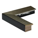 2834 - 1-1/2"  SILVER TEXTURED