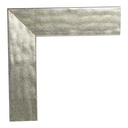 2834 - 1-1/2"  SILVER TEXTURED