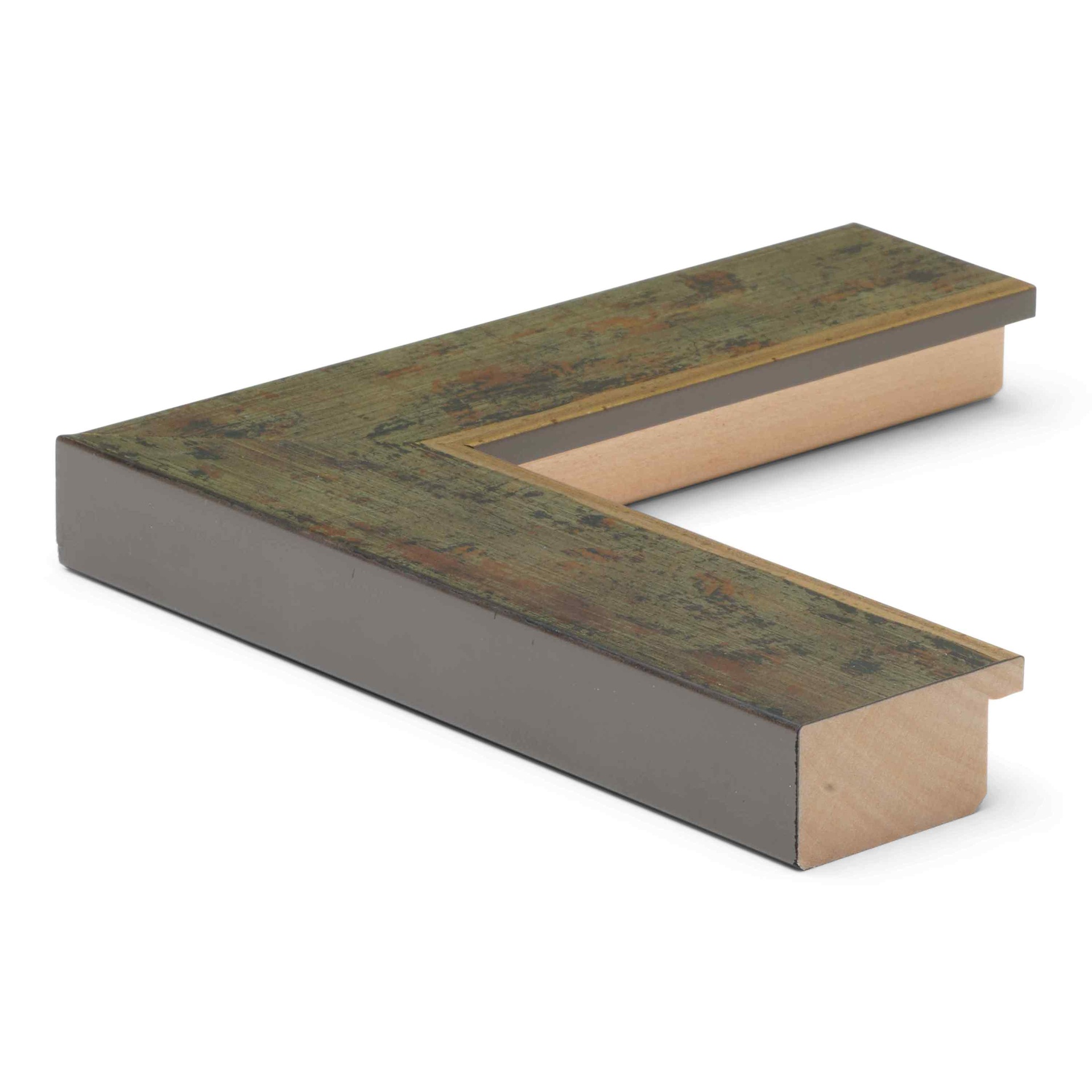 2646 - 1-5/8"  ANT. GREEN GLAZE