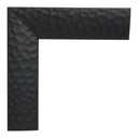 2835 - 1-1/2"  ANT.BLACK SCALLOPED