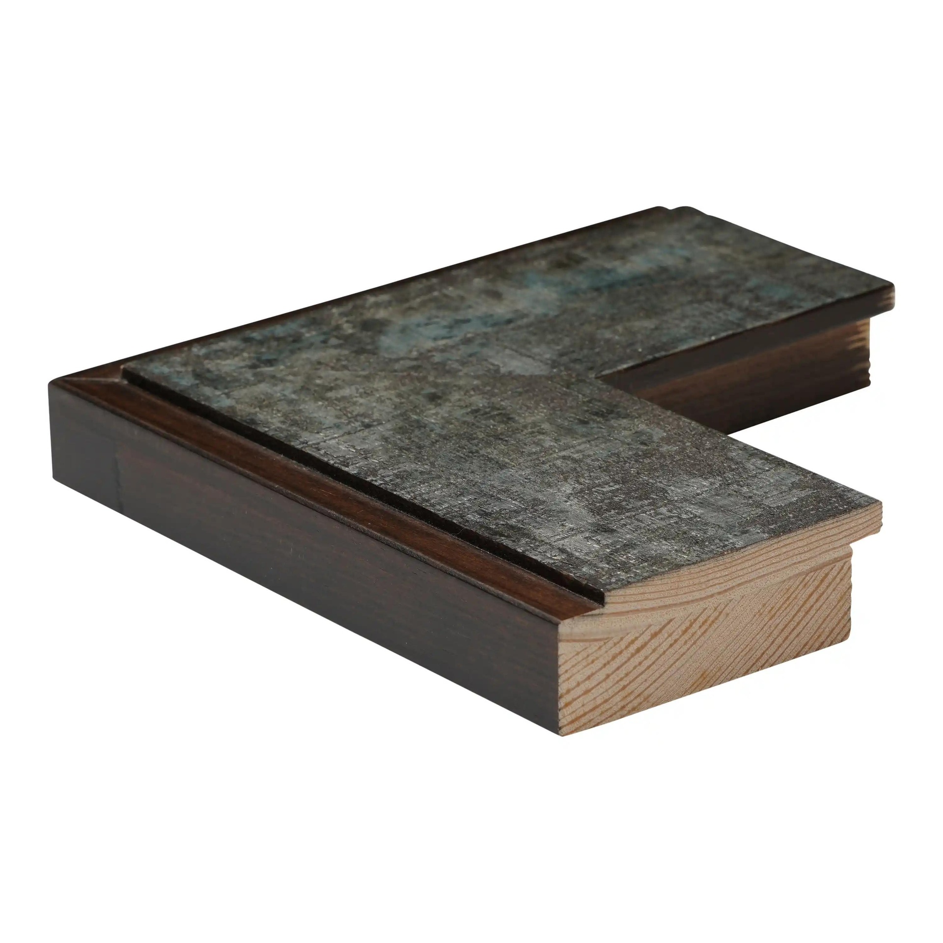 ~DISCONTINUED~ 2940 - 2-7/8" SIL/BLK TEXTURED