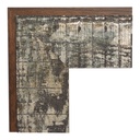 2940 - 2-7/8" SIL/BLK TEXTURED