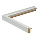 2997 - 1/2"  WHITE W/ BEAD