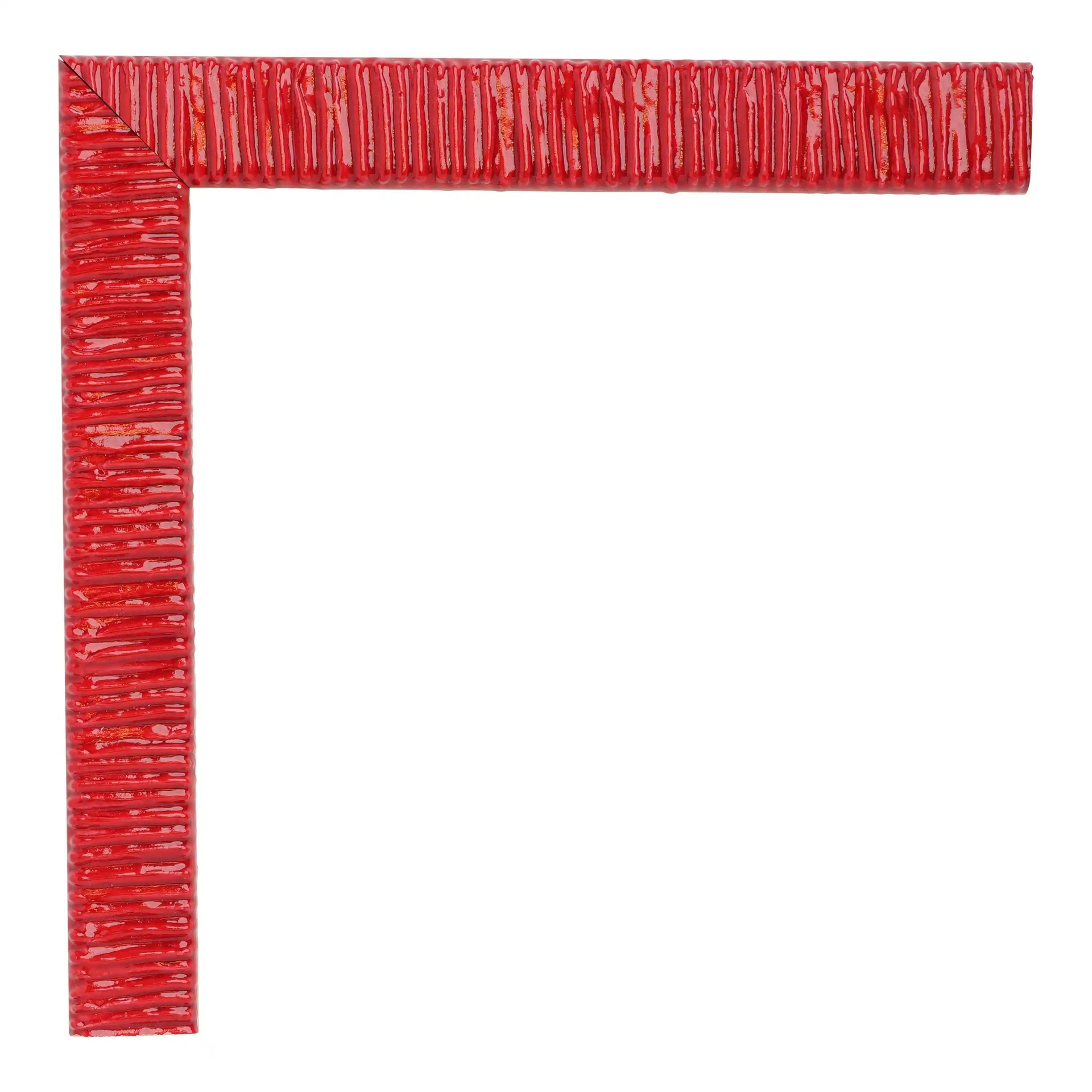 3024 - 3/4" RED TEXTURED LACQUER