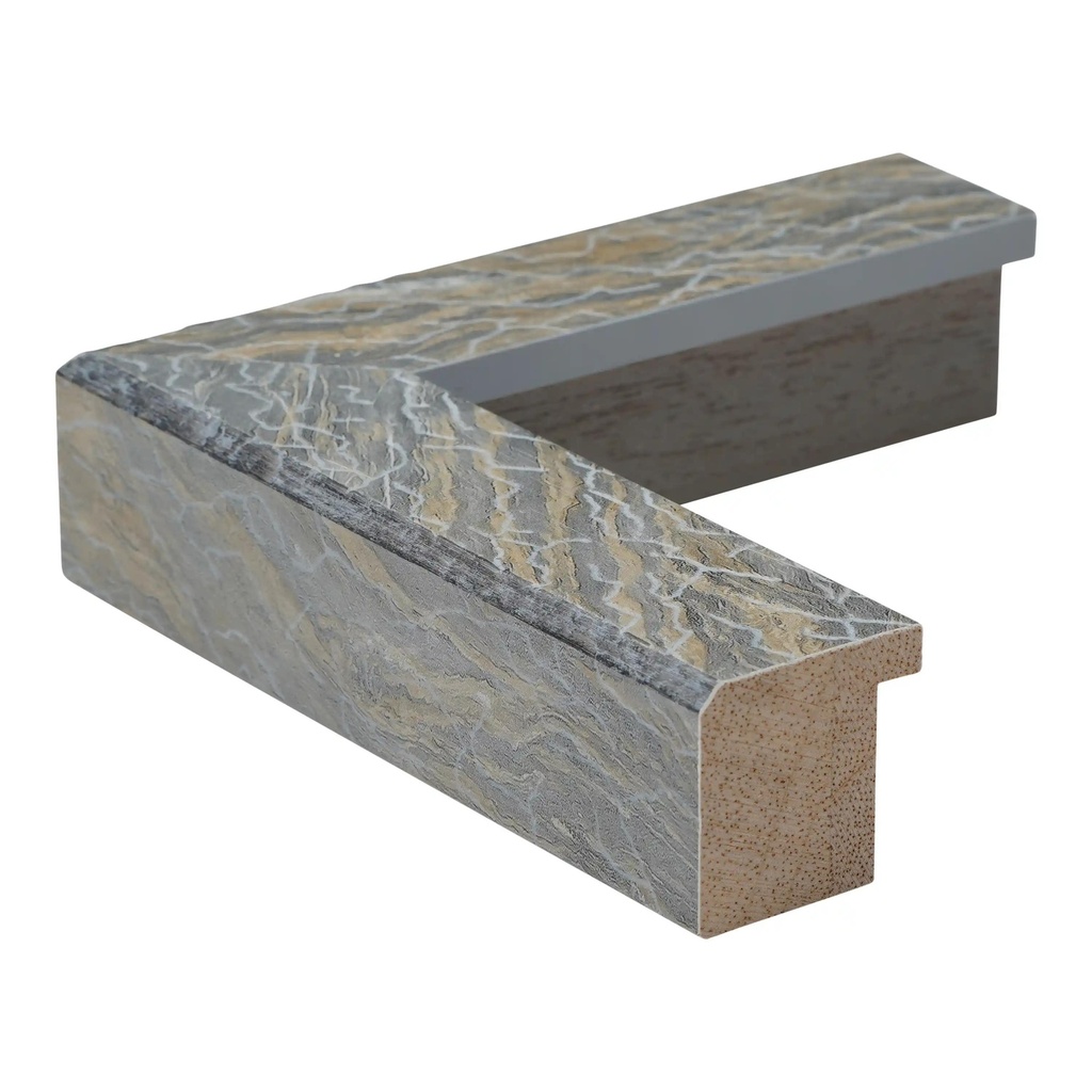 3060 - 1-3/8 SILVER/WHITE MARBLE