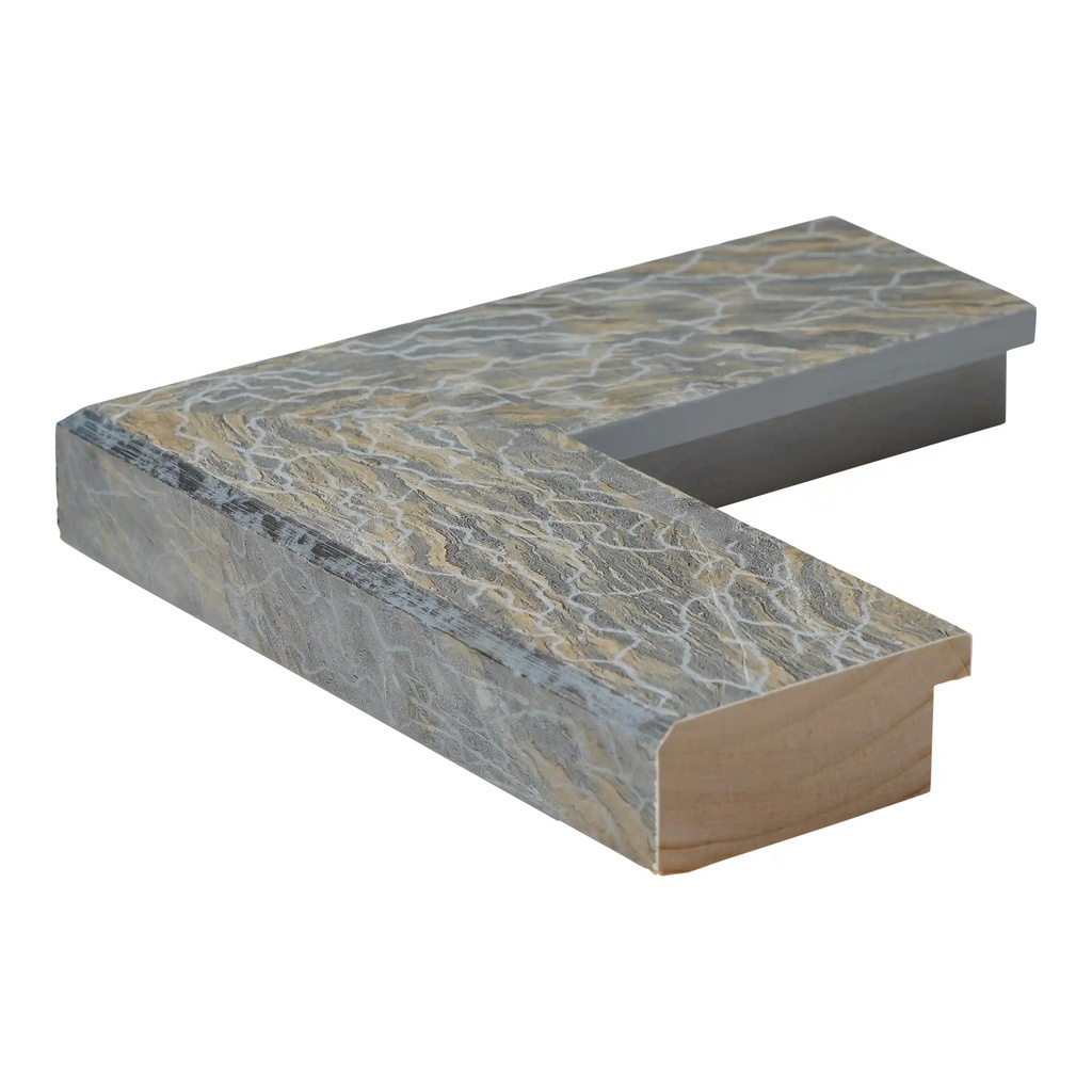 3065 - 2-1/4 SILVER/WHITE MARBLE