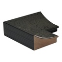 *CLOSEOUT* - 3078 - 3-3/4' BLACK TEXTURED SCOOP