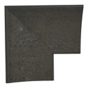 *CLOSEOUT* - 3078 - 3-3/4' BLACK TEXTURED SCOOP