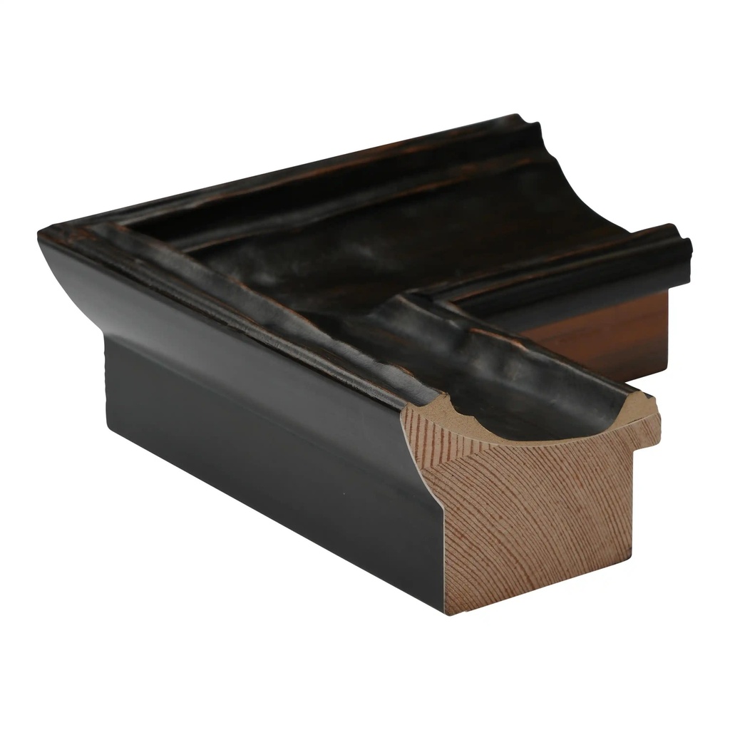 3097 - 2-3/4"  SCULPTED BLACK