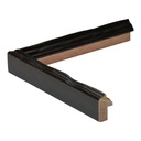 3102 - 5/8"  BLACK SCULPTED