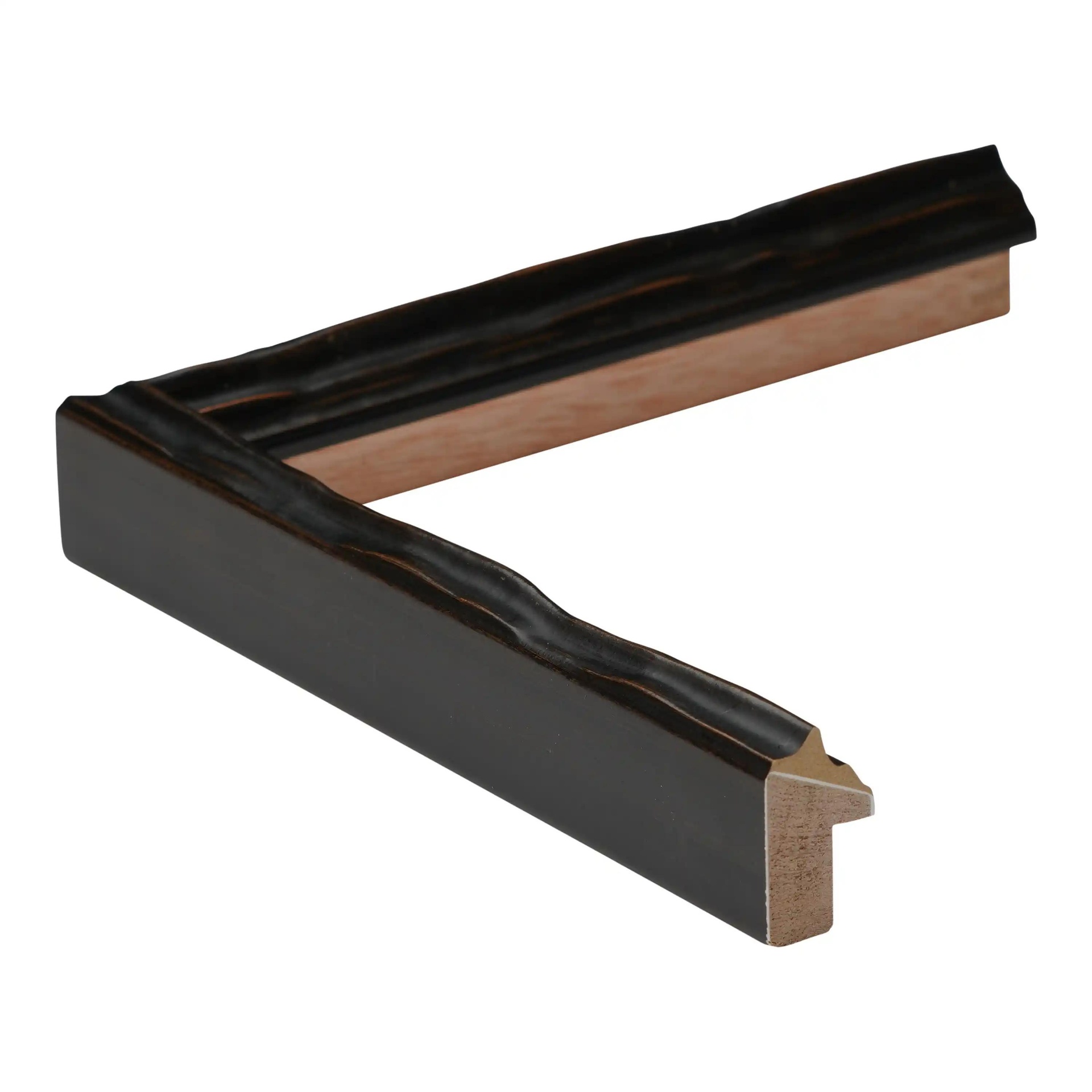 3102 - 5/8" BLACK SCULPTED