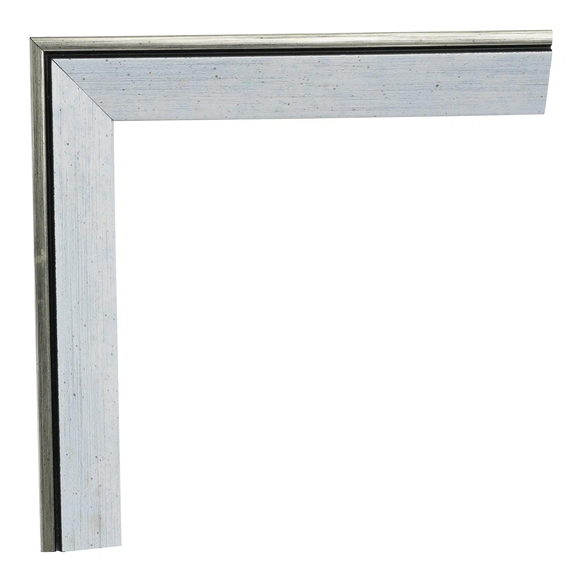 ~DISCONTINUED~ - 3139 - White w/Blue Speckle & Silver Lip~~~