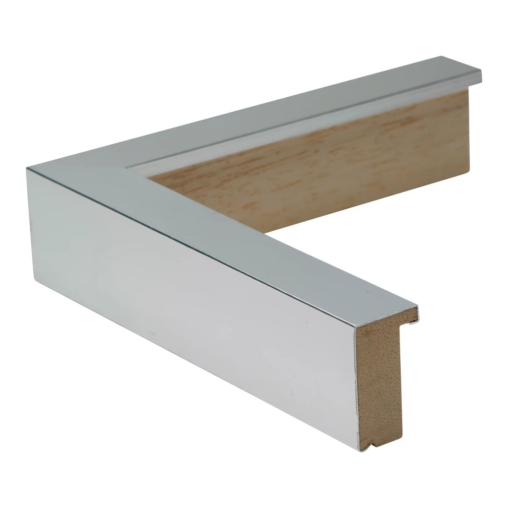 3172 - 3/4" X 1-1/2" BRIGHT SILVER