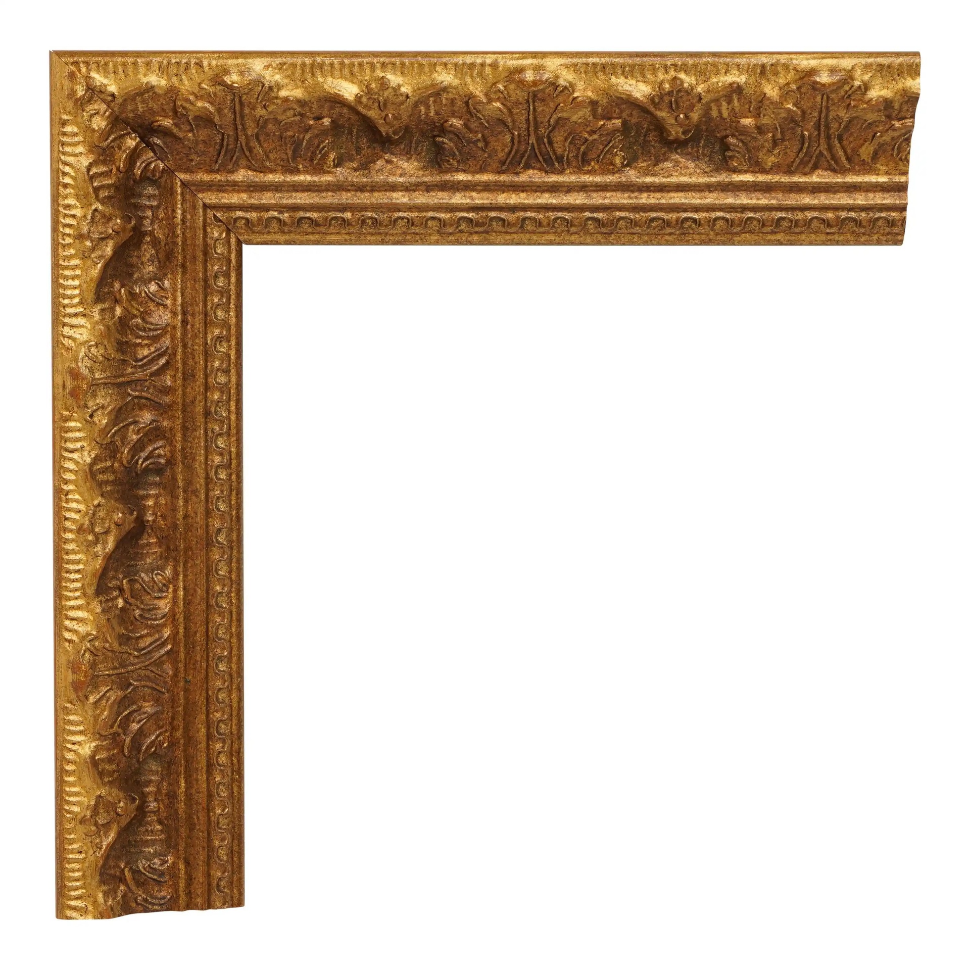 3174 - 1-1/2" ORNATE GOLD