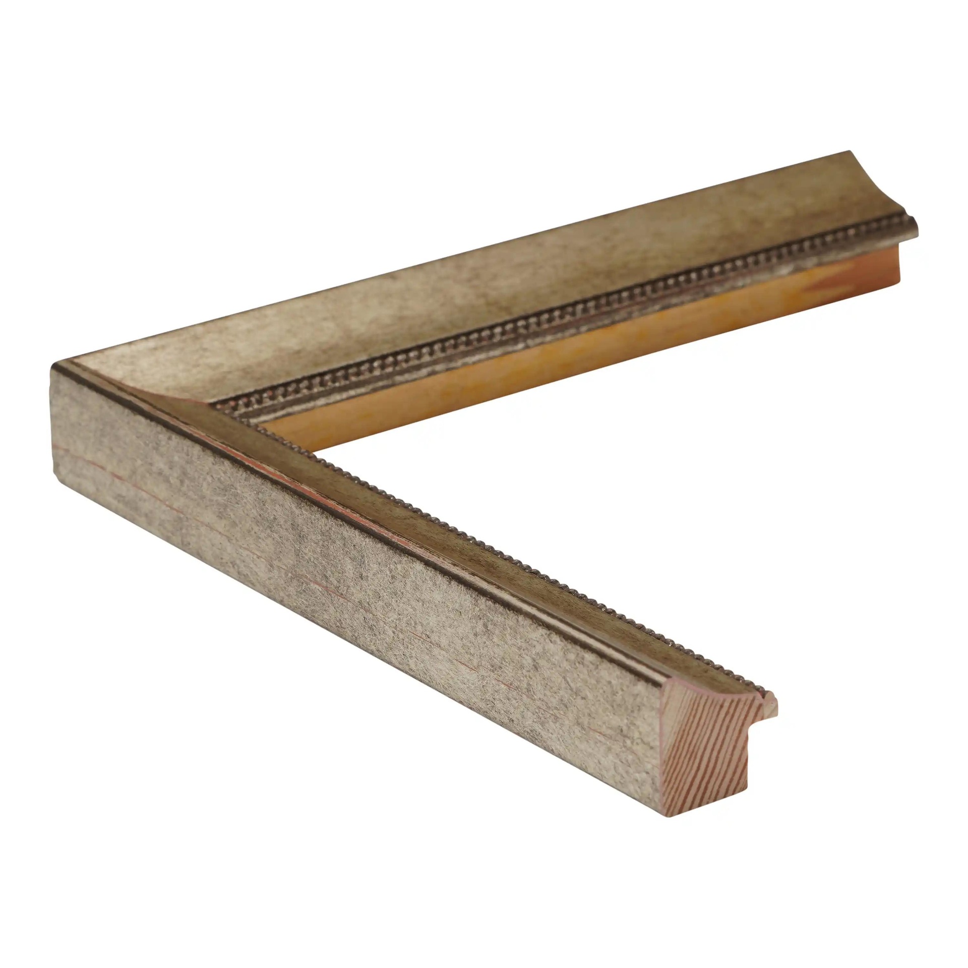 3184 - 7/8" SILVER W/ SMALL BEAD