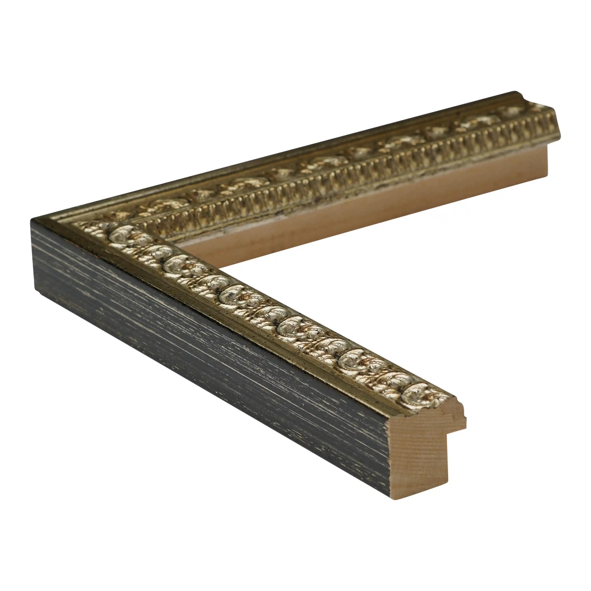 3186 - 7/8" SILVER FLORAL EMBOSS