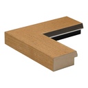 3197 - 2 FLT CHERRY W/SIL BEVEL LIP