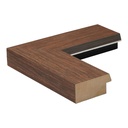 *DISCONTINUED* 3199 - 2 FLT DK WALNT SIL BEVEL LIP