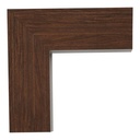 *DISCONTINUED* 3199 - 2 FLT DK WALNT SIL BEVEL LIP