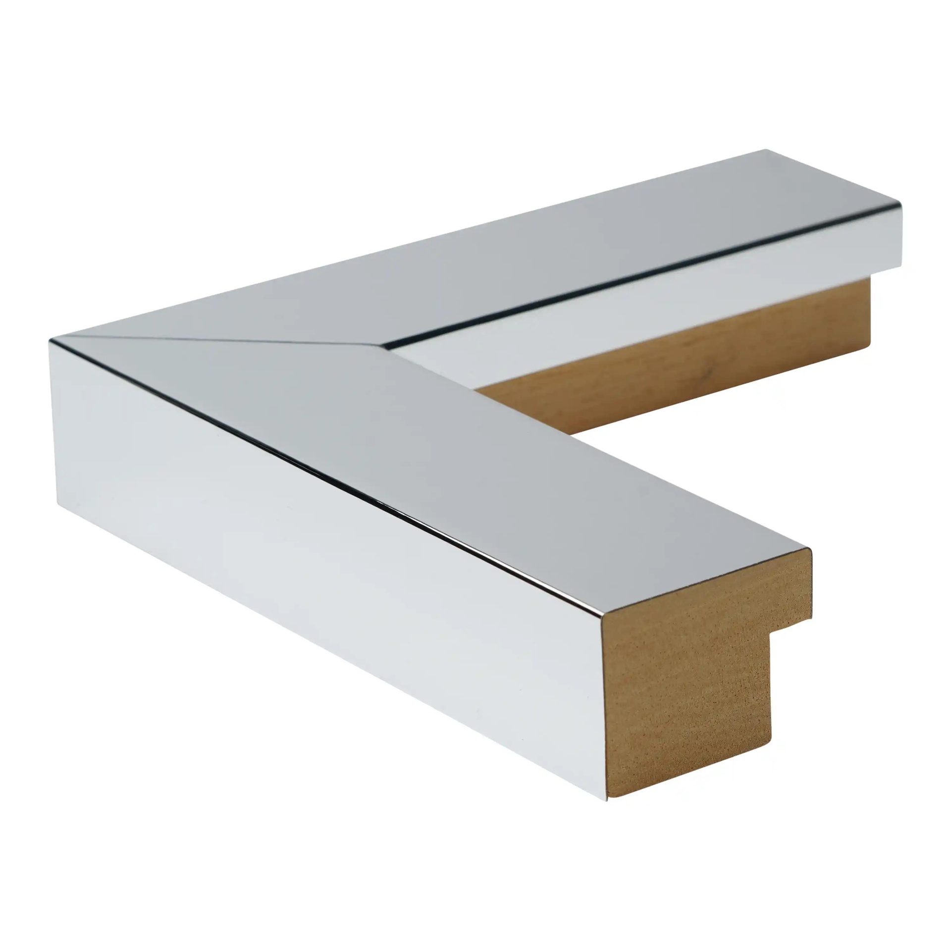 3207 - 1-1/2" SILVER MIRROR FINISH