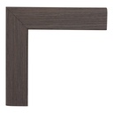 3224 - 1-3/8"  DARK GREY ASH VENEER