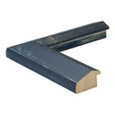 3257 - 1 1/2" Navy Slope w/ Gold Lip