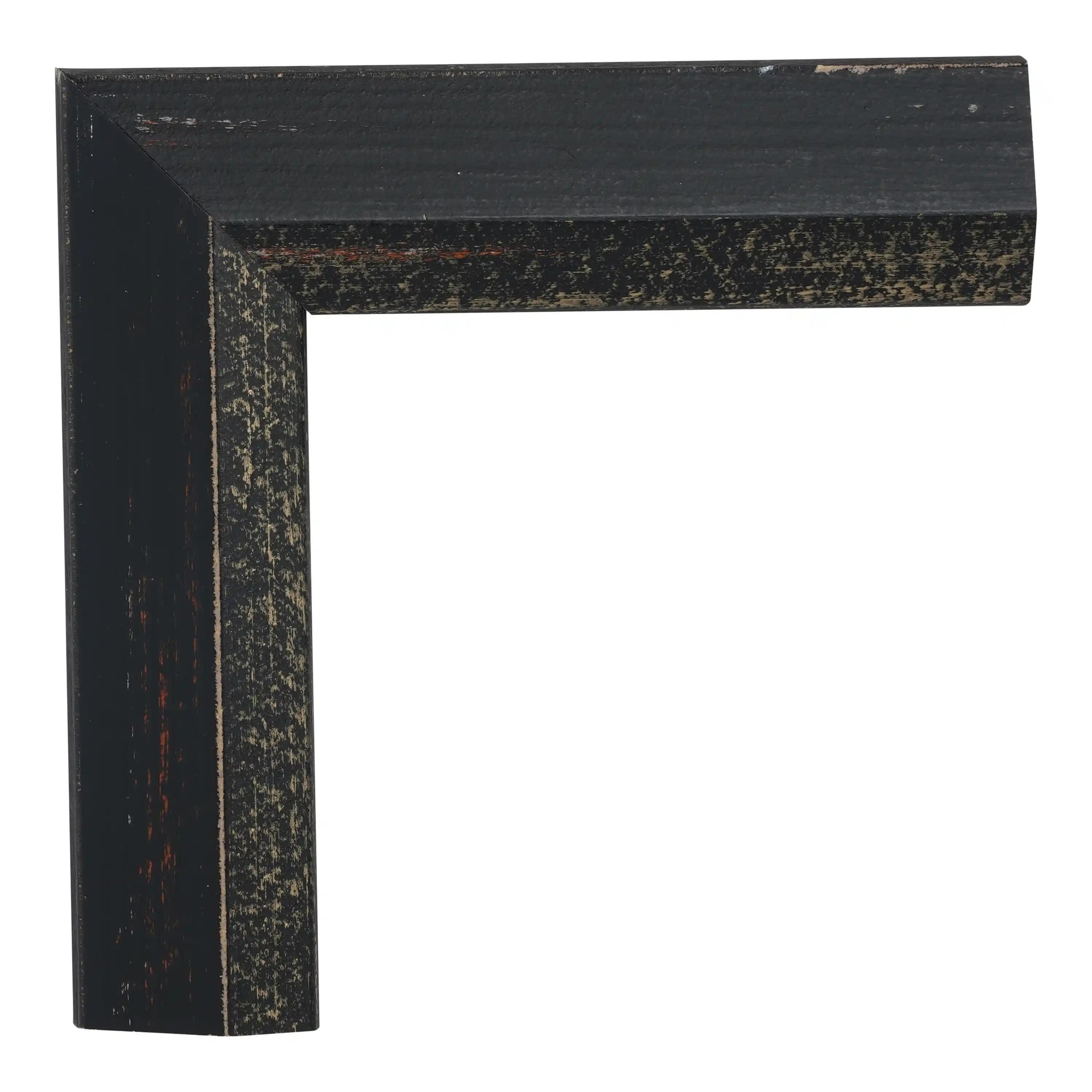 3258 - 1 1/2" Black Slope w/ Gold Lip