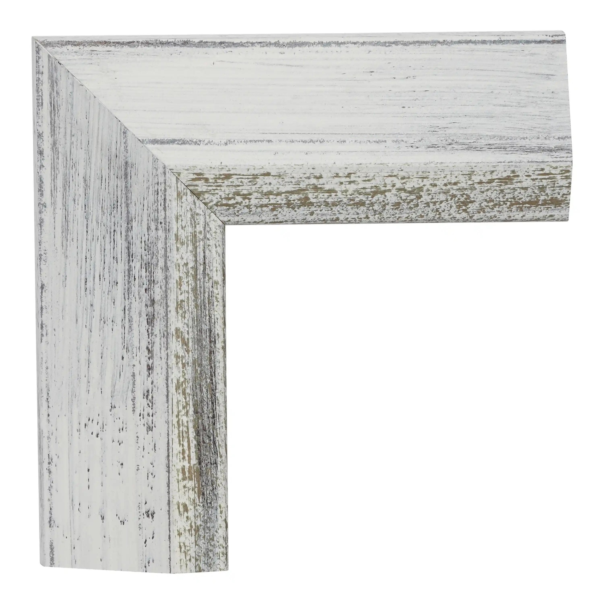 3259 - 2 1/8" White Slope w/ Gold Lip