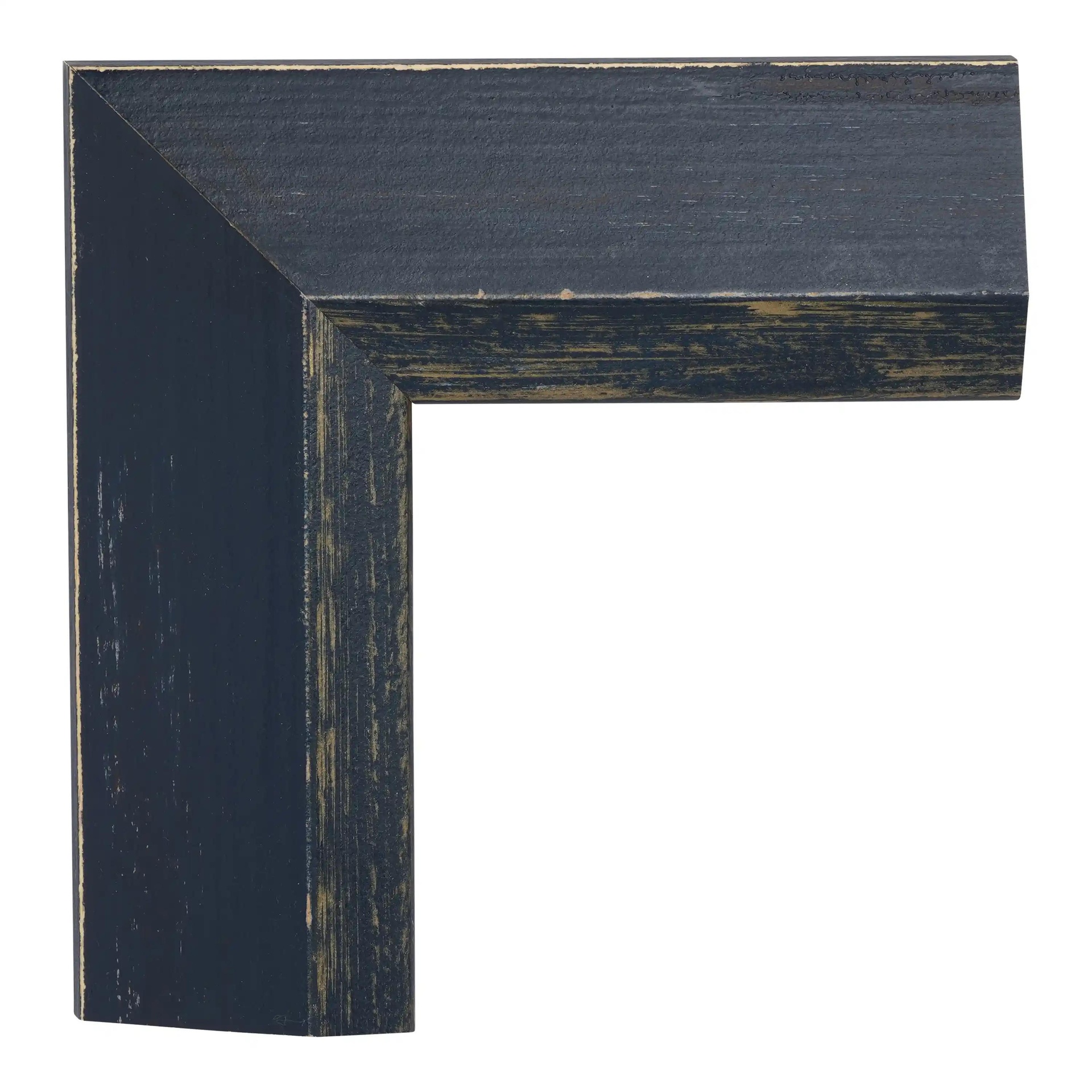 3261 - 2 1/8" Navy Slope w/ Gold Lip