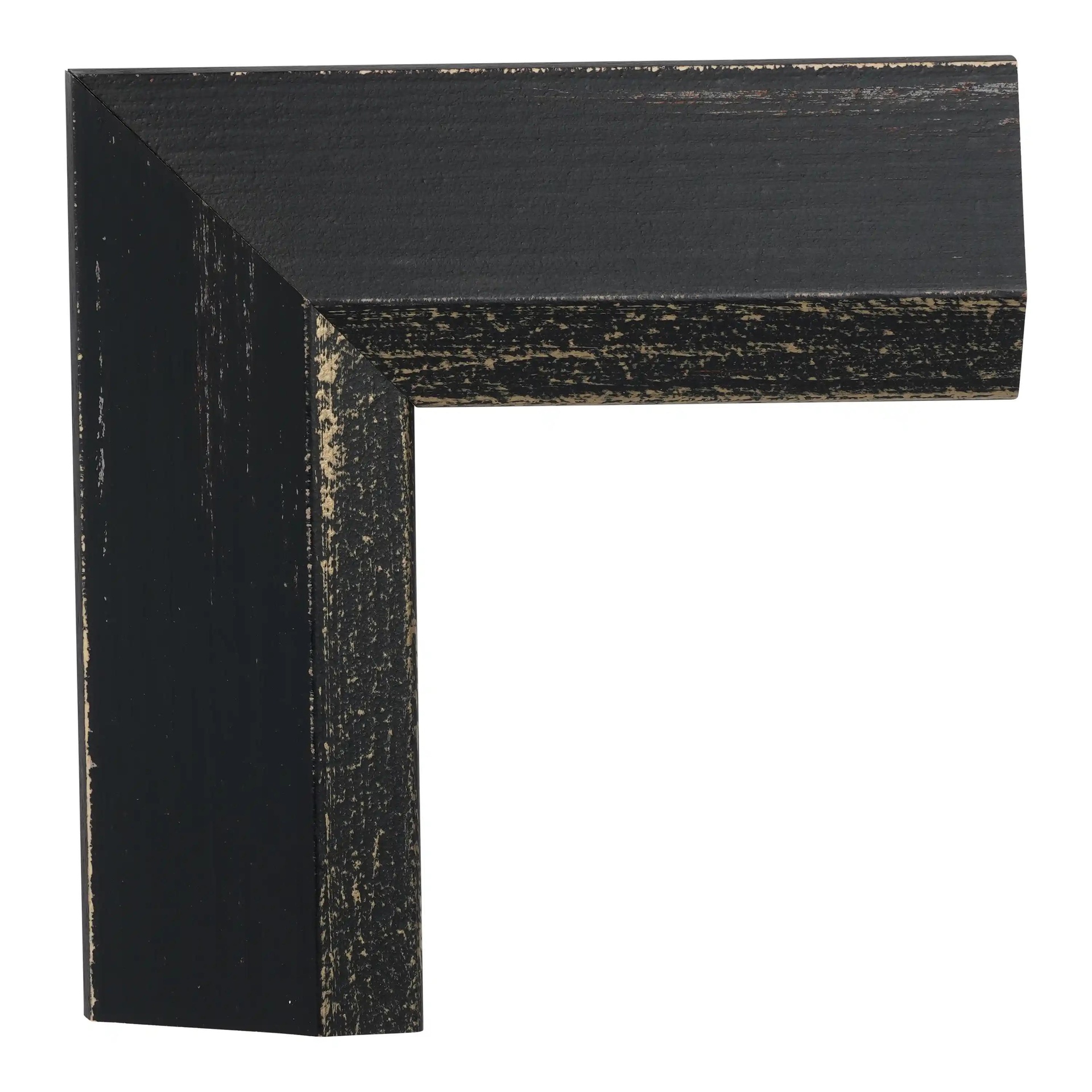 3262 - 2 1/8" Black Slope w/ Gold Lip