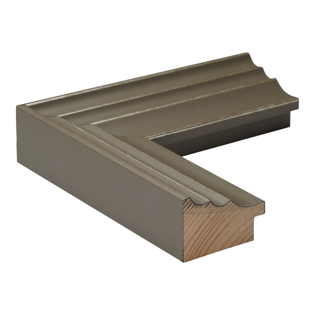 3326 - 2" Taupe with Silver Marquee