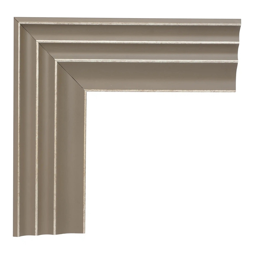 3326 - 2" Taupe with Silver Marquee