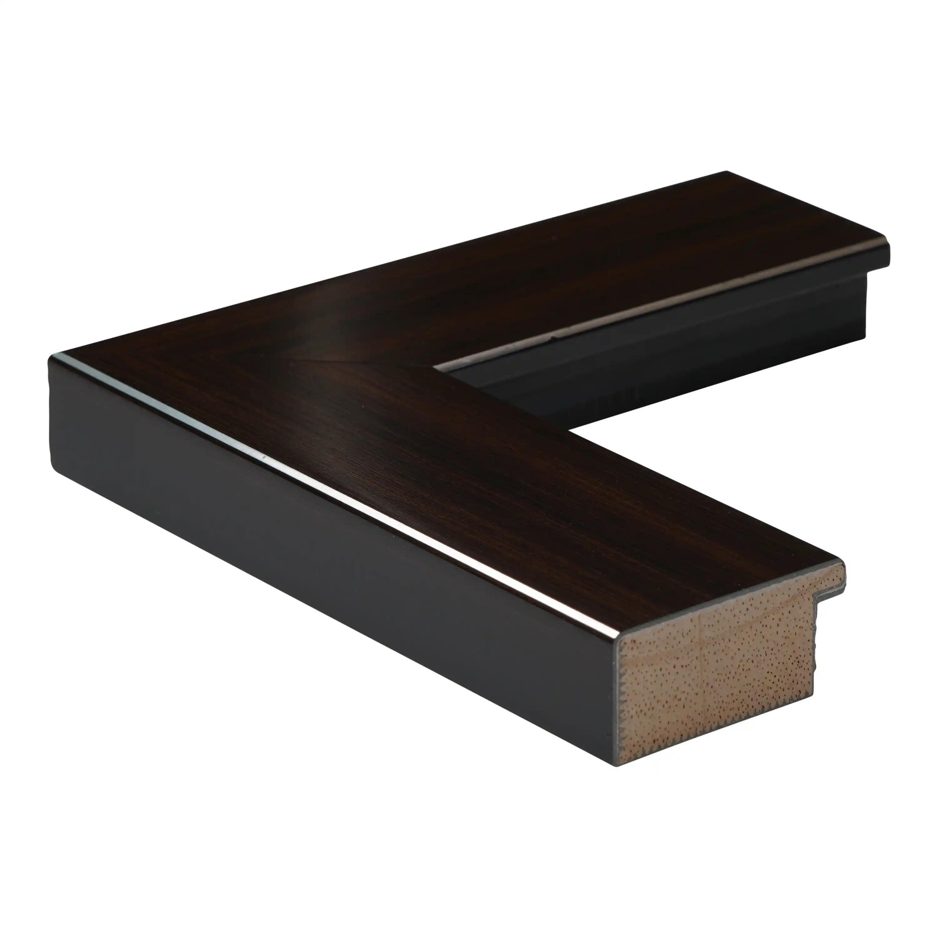 ~DISCONTINUED~ - 5044 - 1-7/8" WALNUT W/ SILVER EDGE