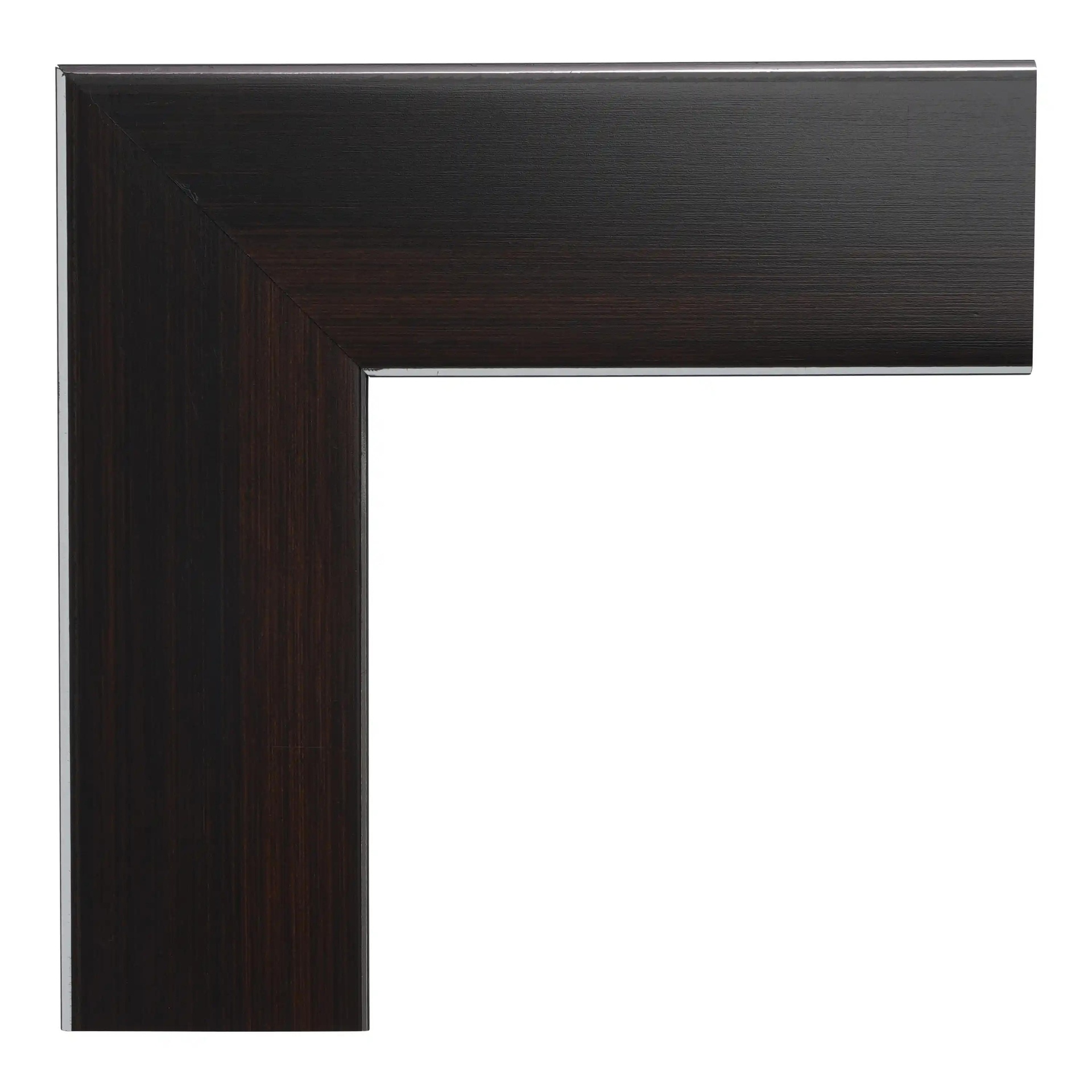 ~DISCONTINUED~ - 5044 - 1-7/8" WALNUT W/ SILVER EDGE