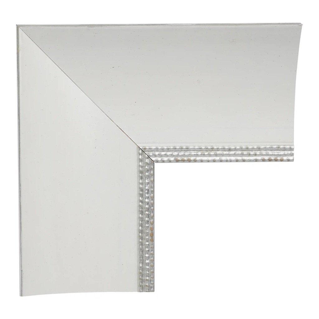 8022 - 3"  WHITE W/SILVER LIP