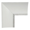 8022 - 3"  WHITE W/SILVER LIP