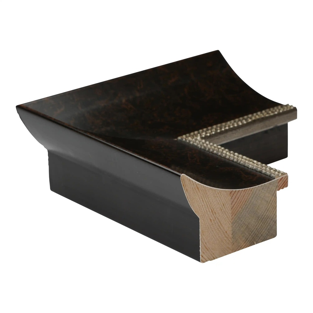 8026 - 3"  BLACK W/SILVER LIP