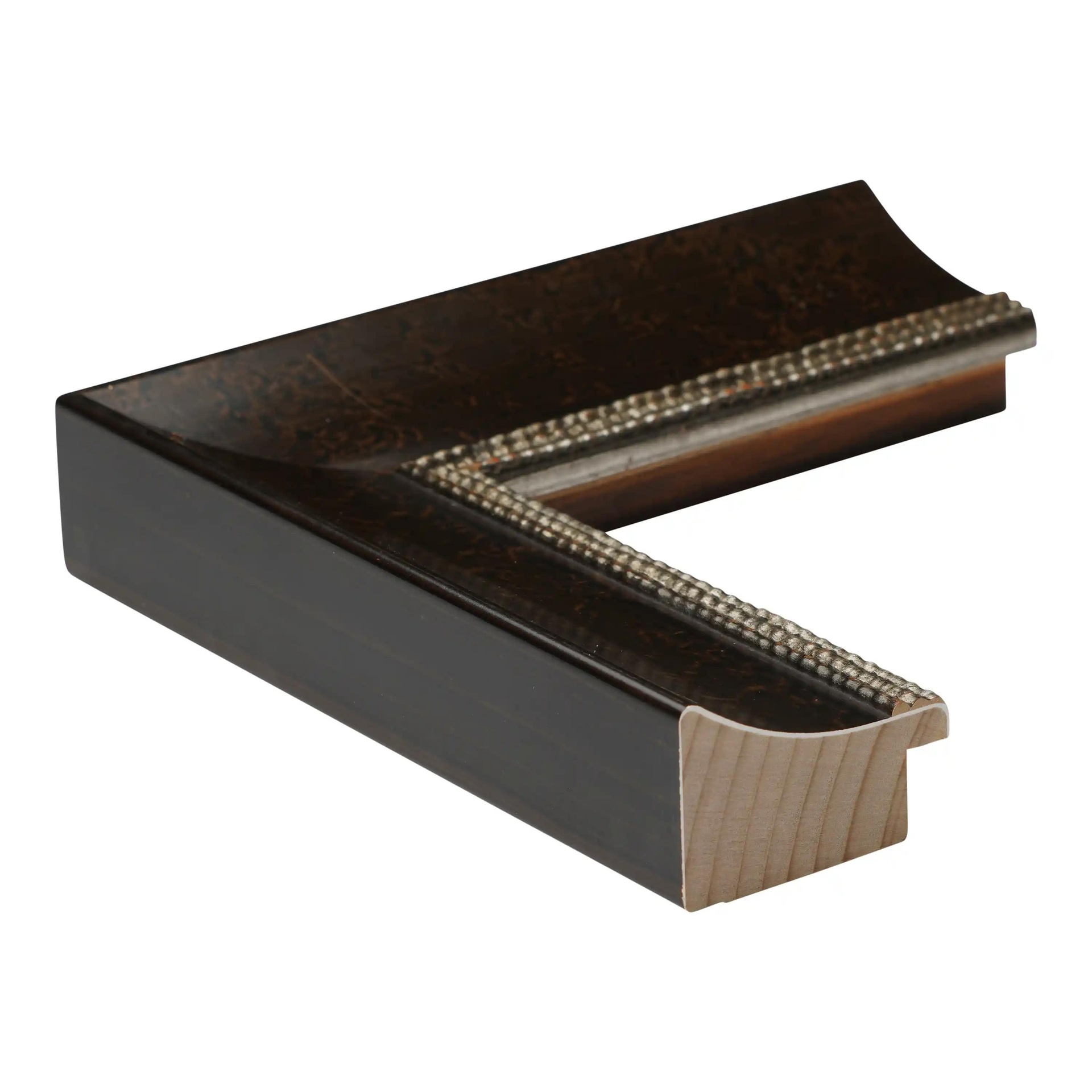 8031 - 1-3/4" BROWN W/ SILVER LIP