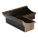 8058 - 3"  BLACK W/GOLD