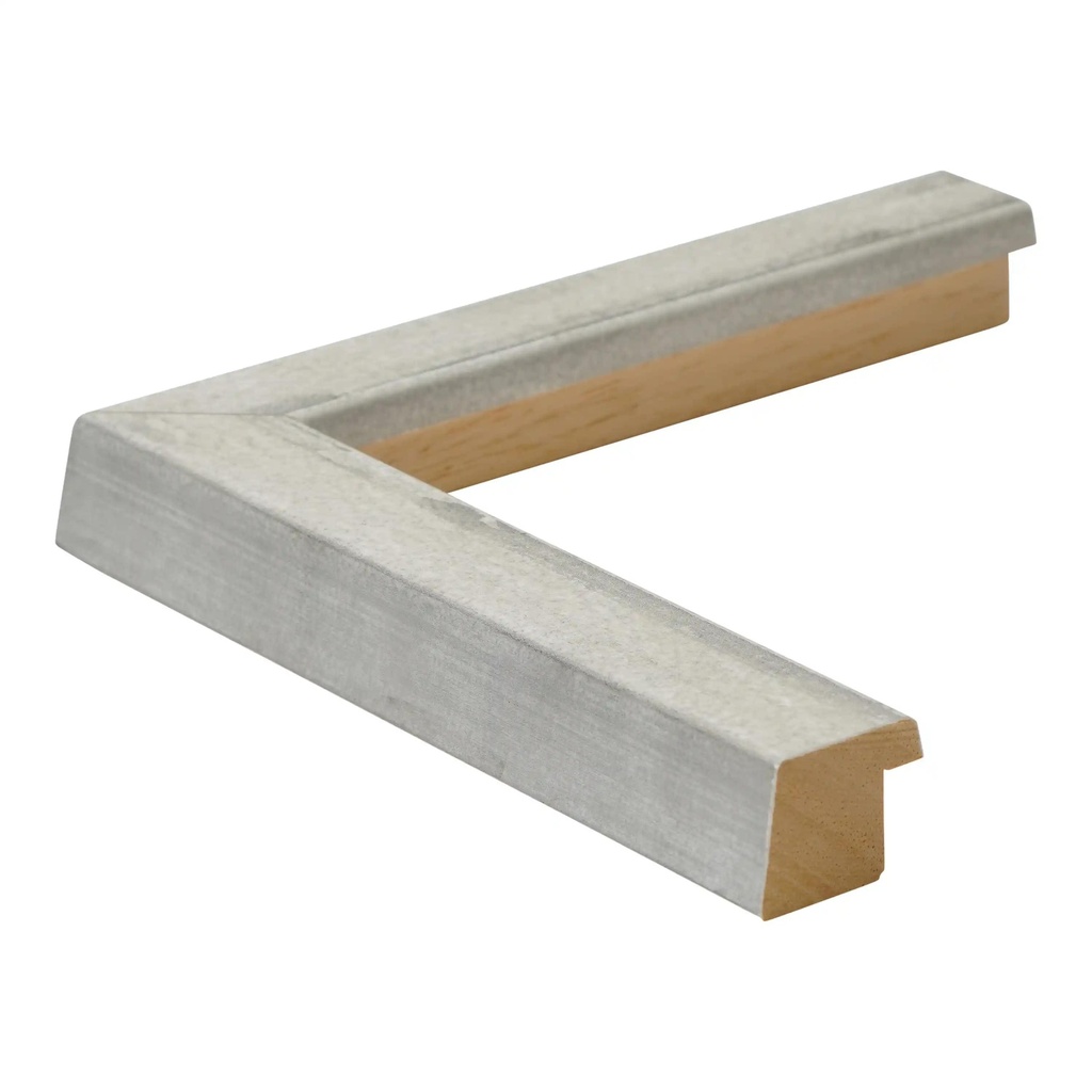 9034 - 1"  WHITE SILVER