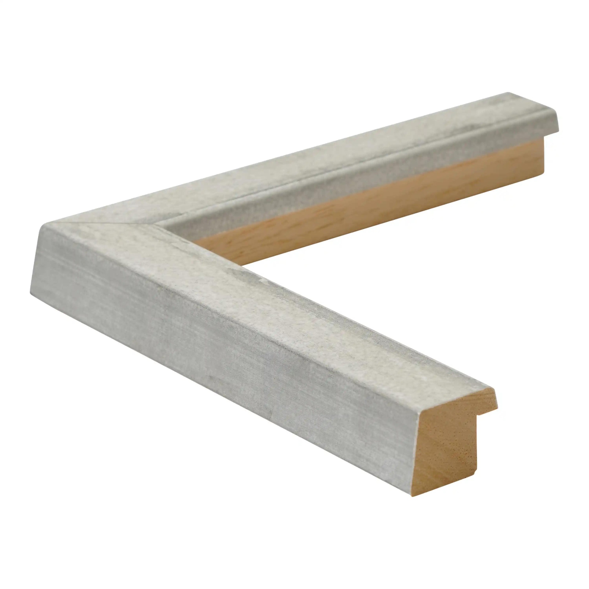 ~CLOSEOUT~ - 9034 - 1" WHITE SILVER