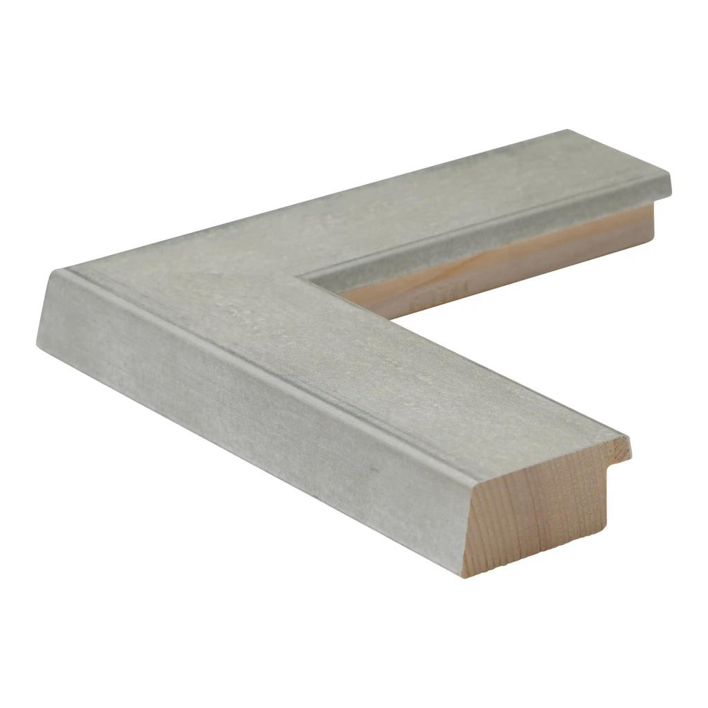 9038 - 1-3/4"  WHITE SILVER