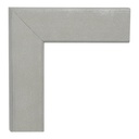 9038 - 1-3/4"  WHITE SILVER