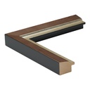 9054 - 1-1/8 LITE WAL W/SILVER