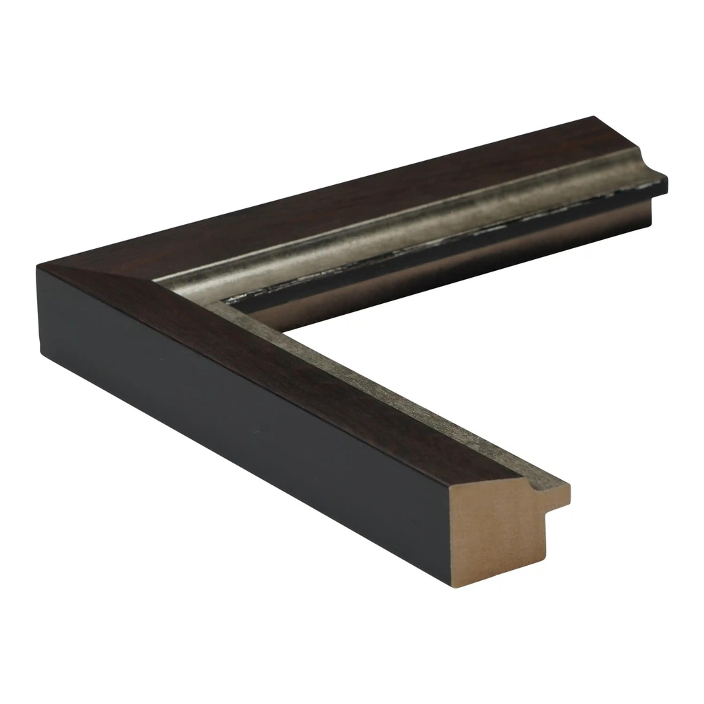 9055 - 1-1/8" DK. WAL. W/SILVER